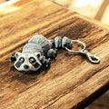 Floppy Friend - Segmented Raccoon Key Chain/Bag Charm