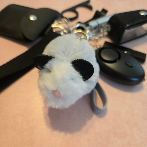 AAAAAAHH Black Women's Safety Opossum Keychain (Copy)