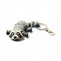 Floppy Friend - Segmented Raccoon Key Chain/Bag Charm