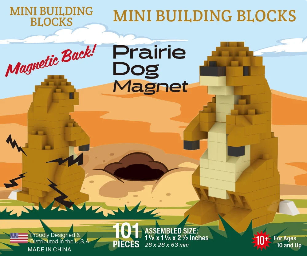 MiniBlock Prairie Dog MAGNET
