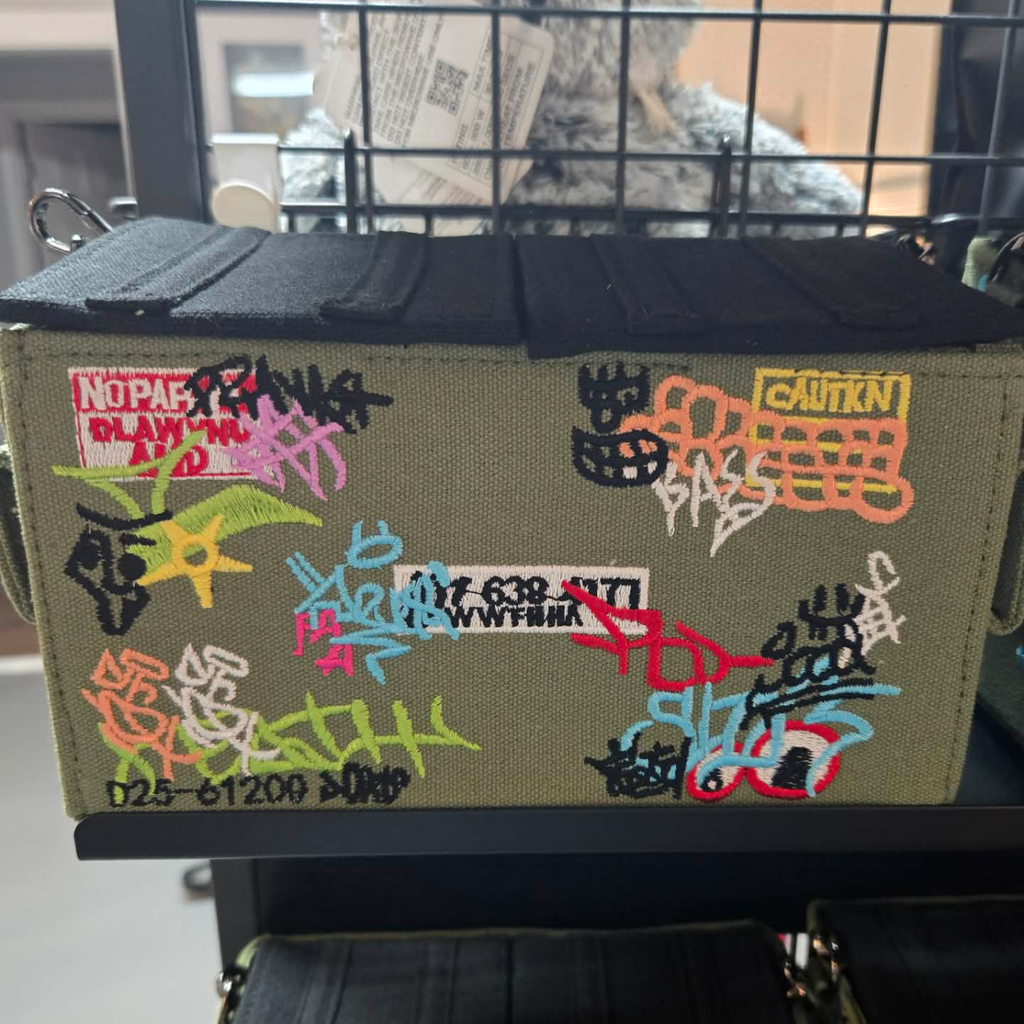 Trash Cat Friends Dumpster Crossbody Purse/Bag